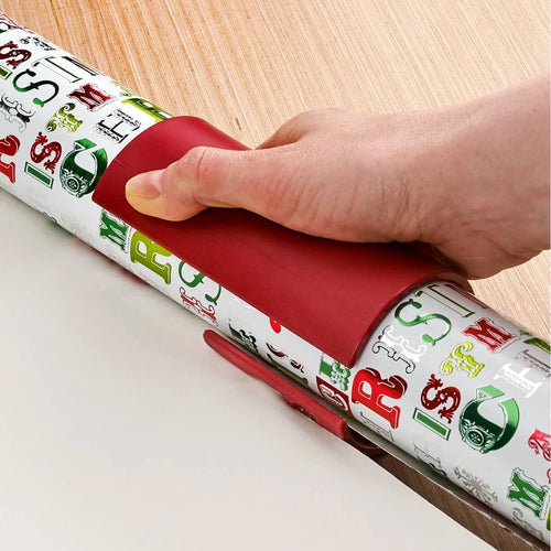 Reversible Red Wrapping Paper Roll