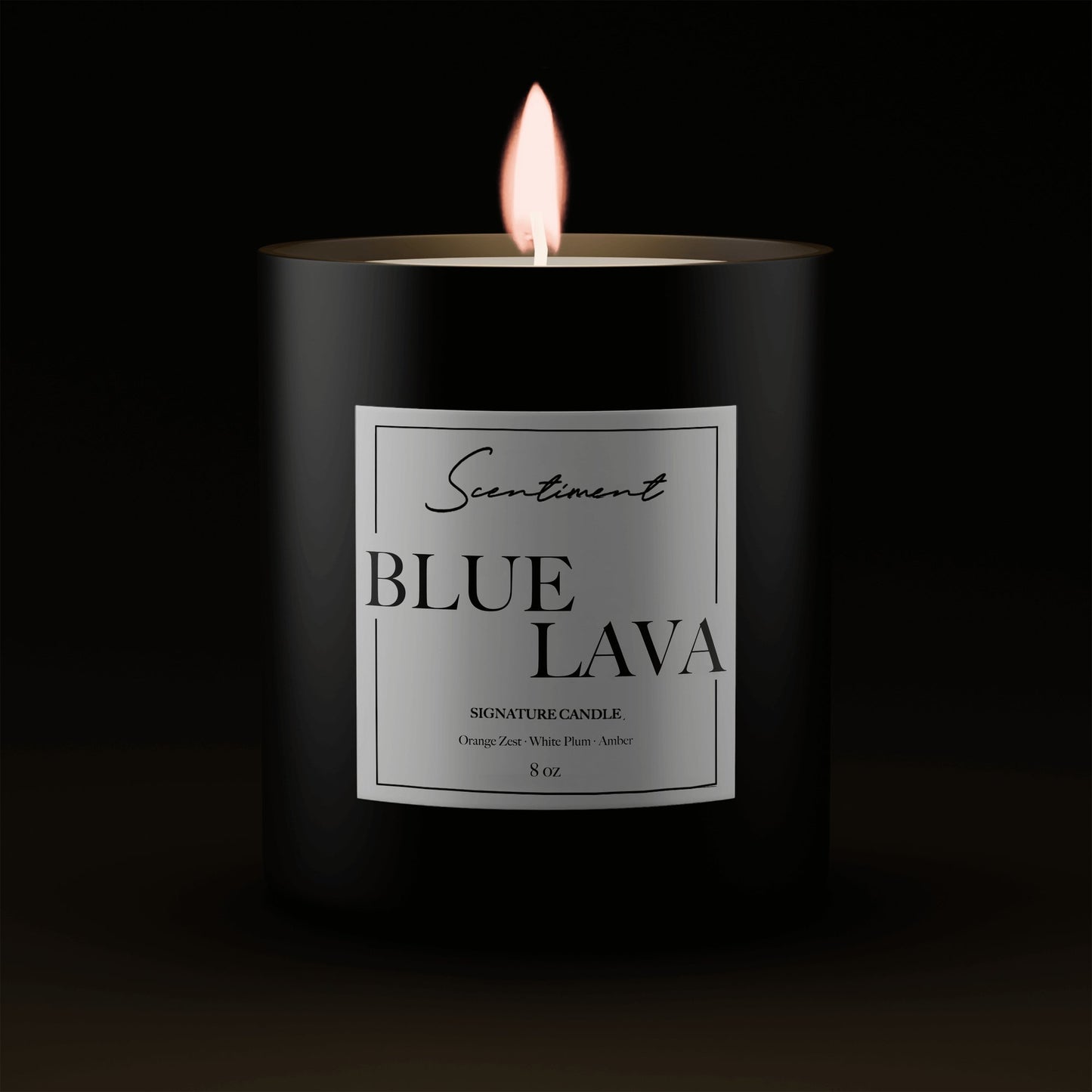 Blue Lava Candle