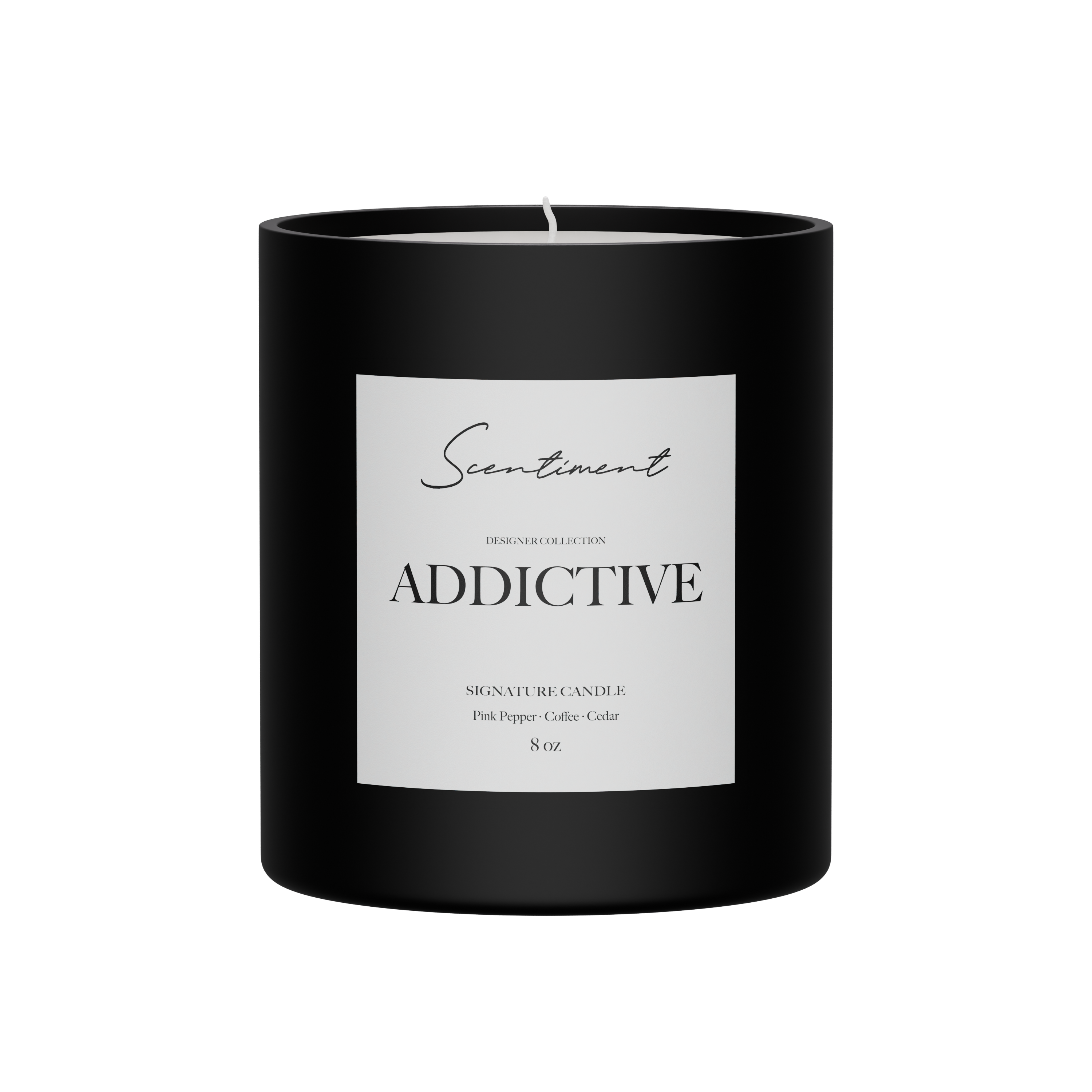 Addictive Candle 8oz Inspired by YSL® Black Opium
