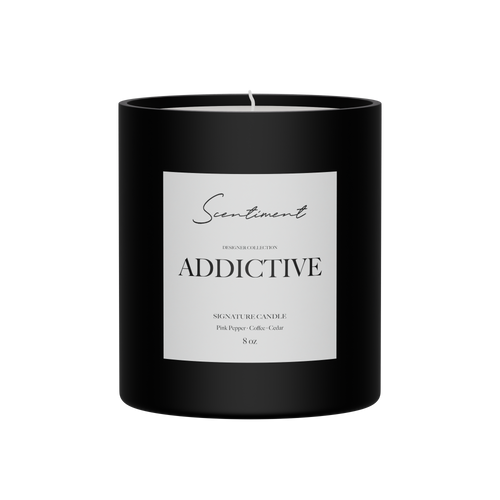 Addictive Candle 8oz Inspired by YSL® Black Opium
