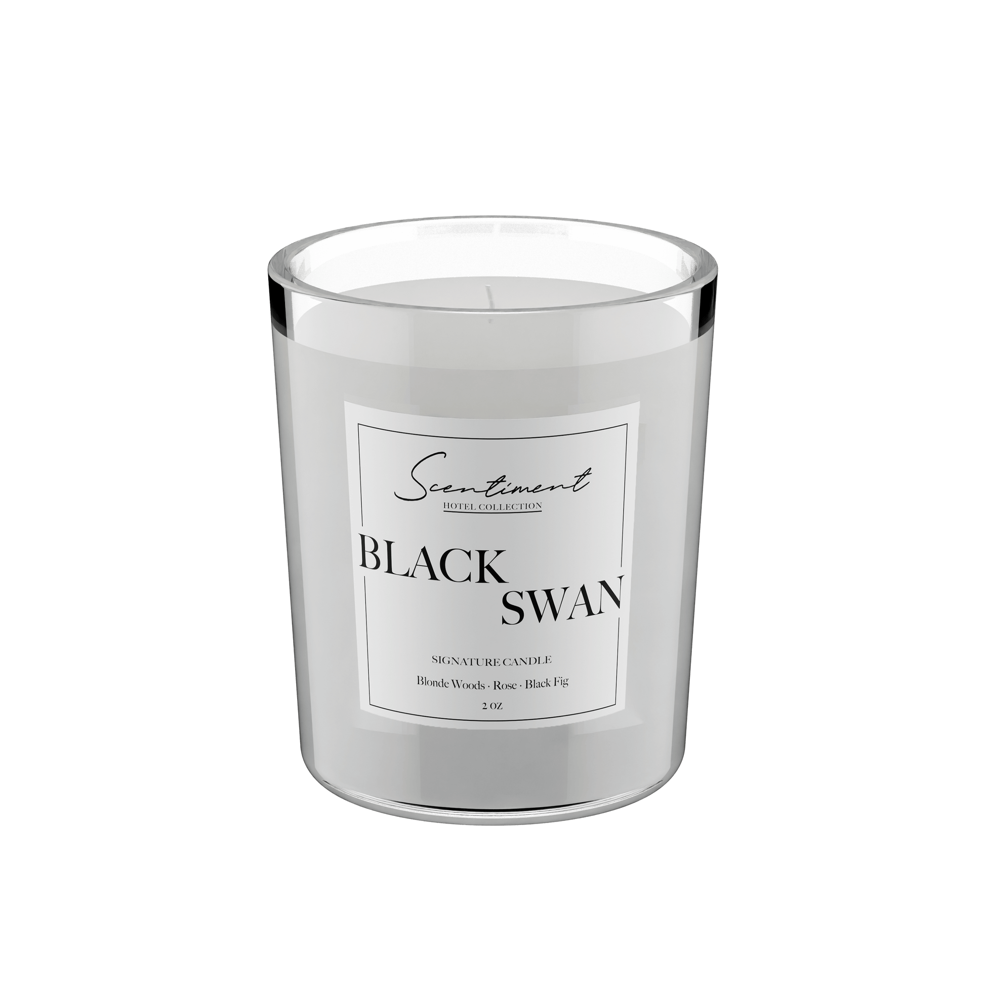 Black Swan Candle 2oz with notes Inspired by EDITION® New York