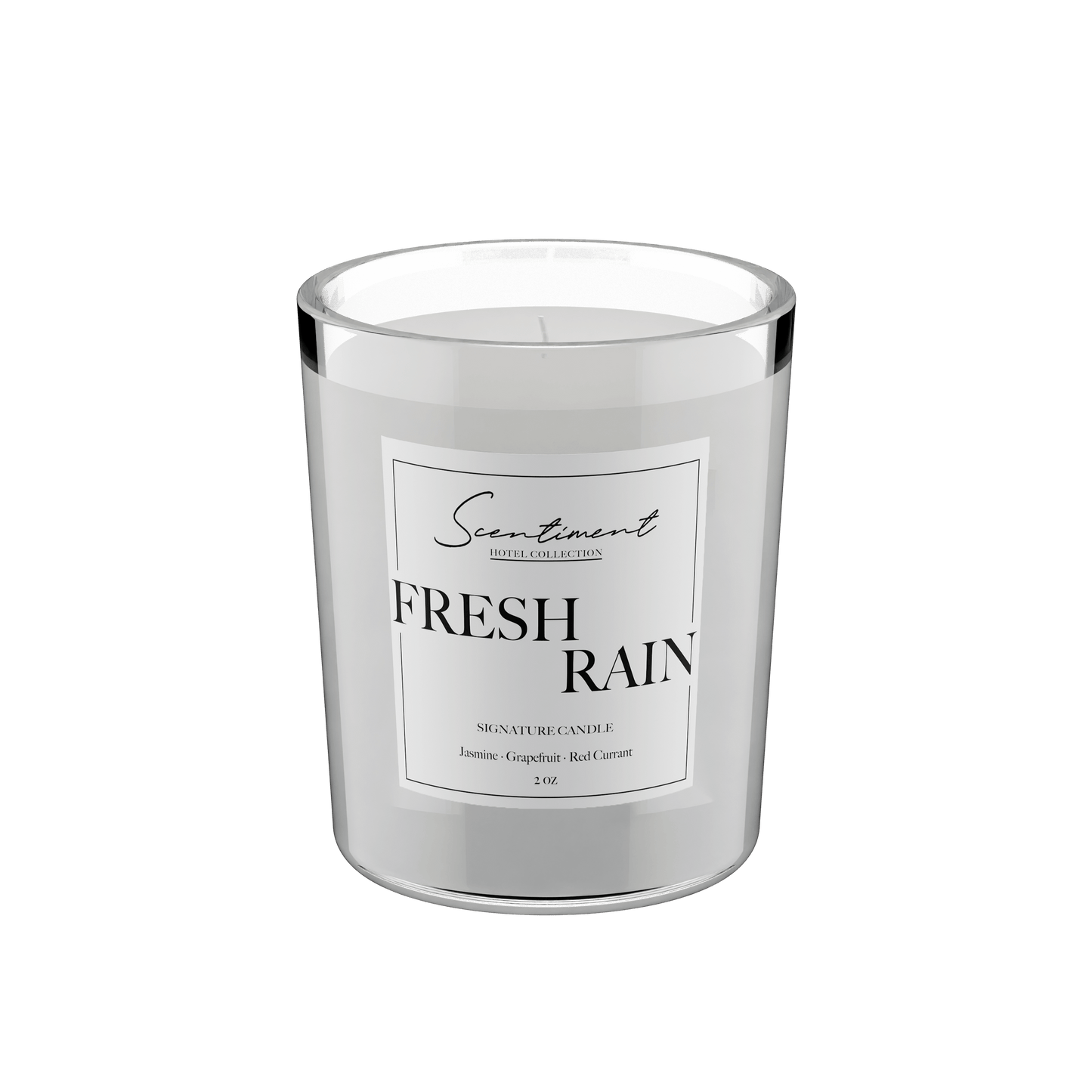 Fresh Rain Candle 2 oz, Inspired by the Marriott® hotels