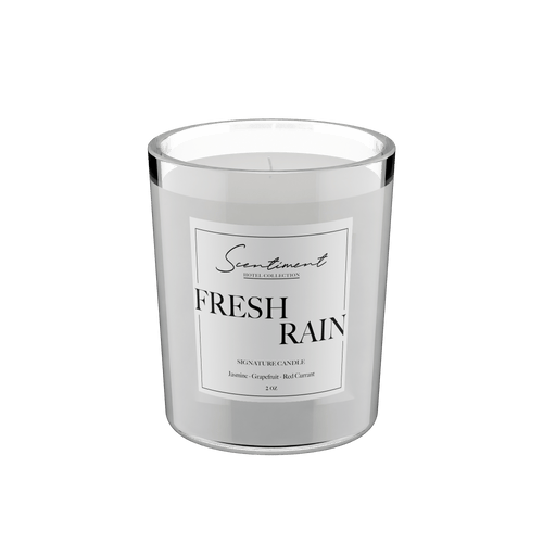 Fresh Rain Candle 2 oz, Inspired by the Marriott® hotels