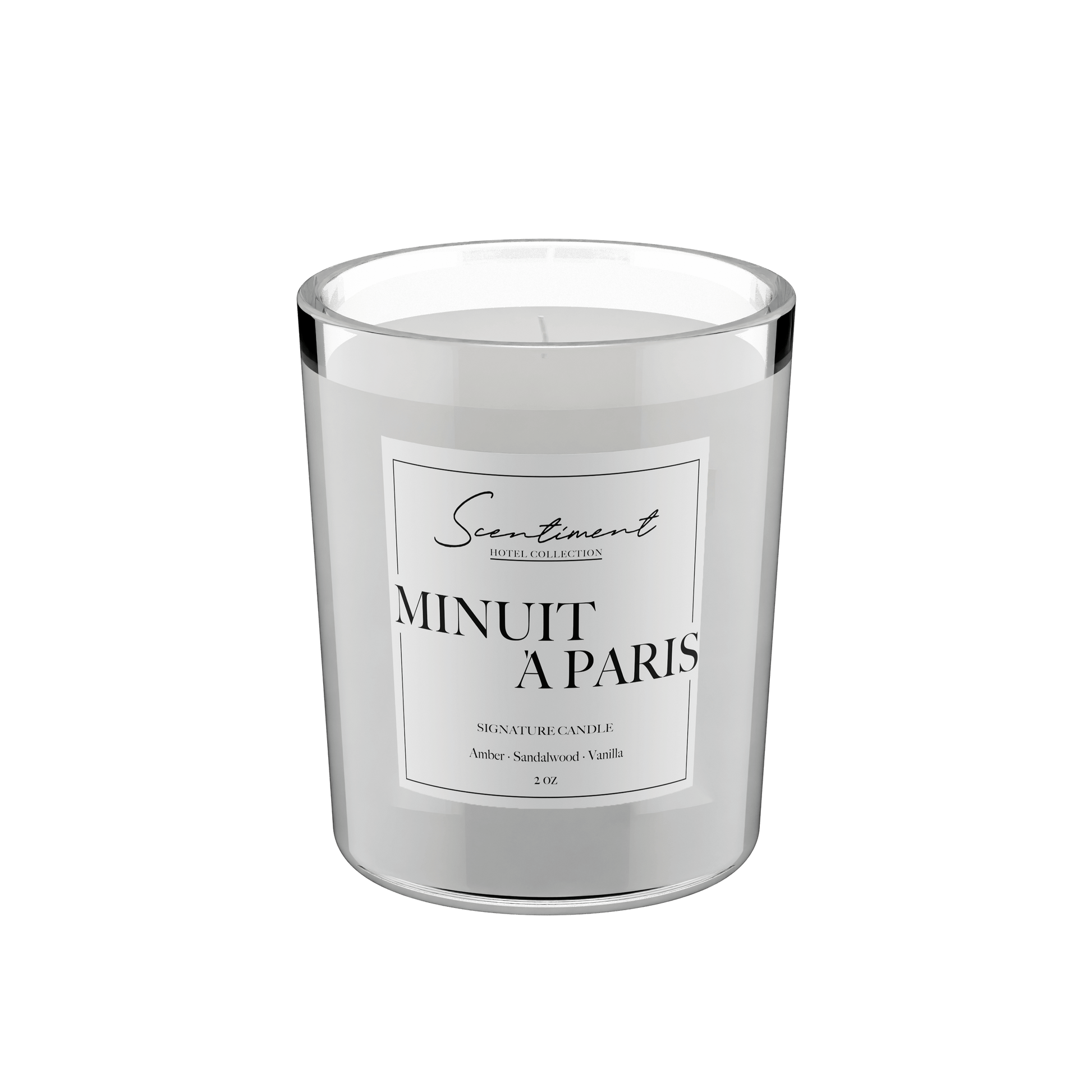 Minuit A Paris Candle 2oz, Inspired by Hotel Costes® Paris