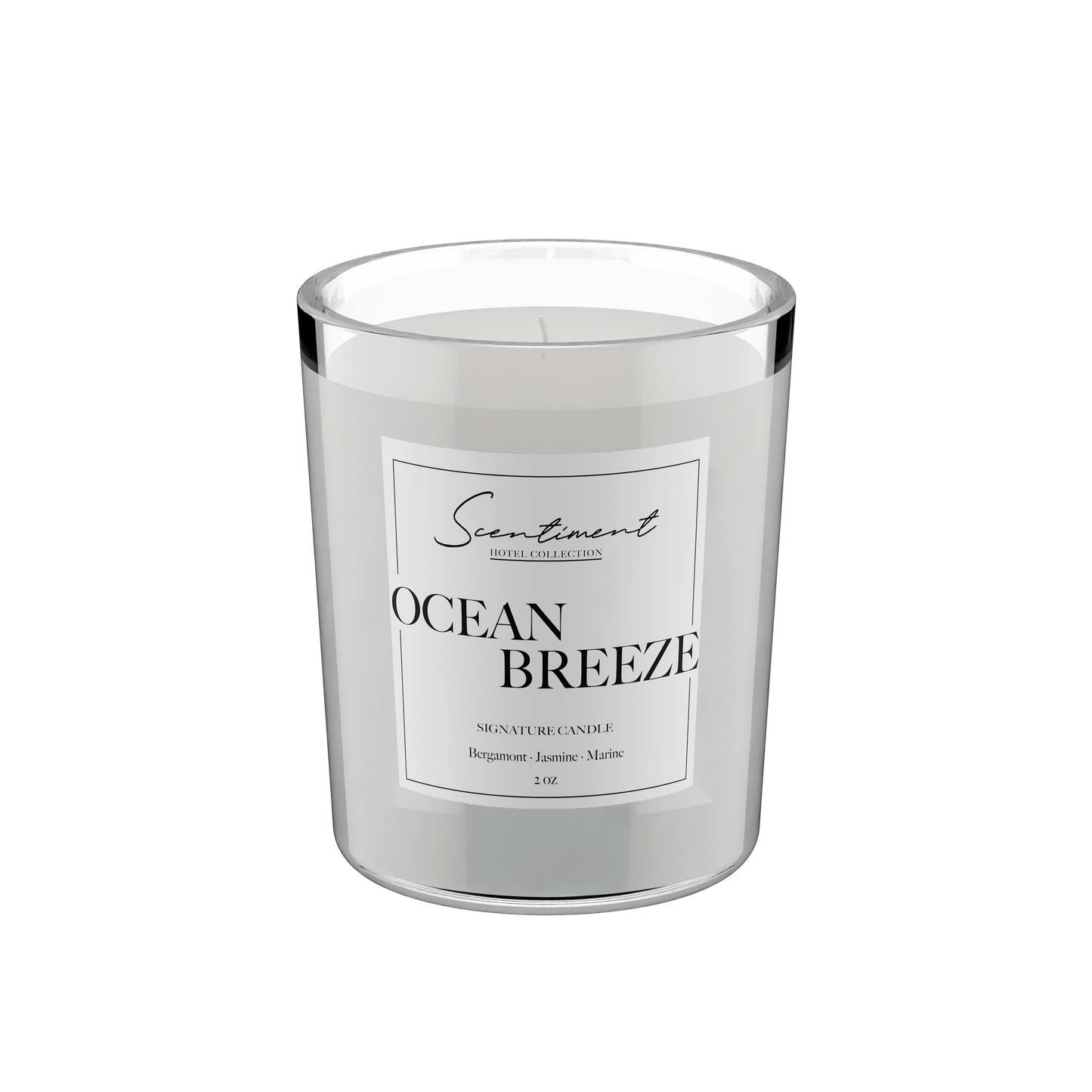 Ocean Breeze Candle 2oz Inspired by Ritz Carlton® Hotels