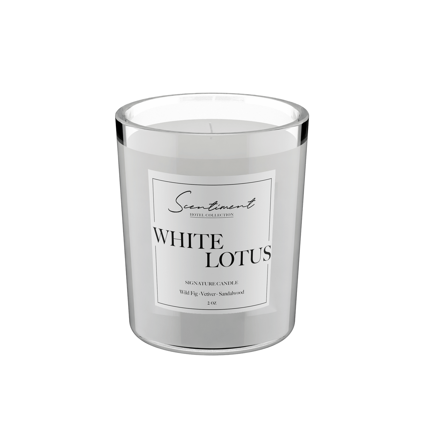 White Lotus Candle 2oz , Inspired by Four Seasons Hotel®