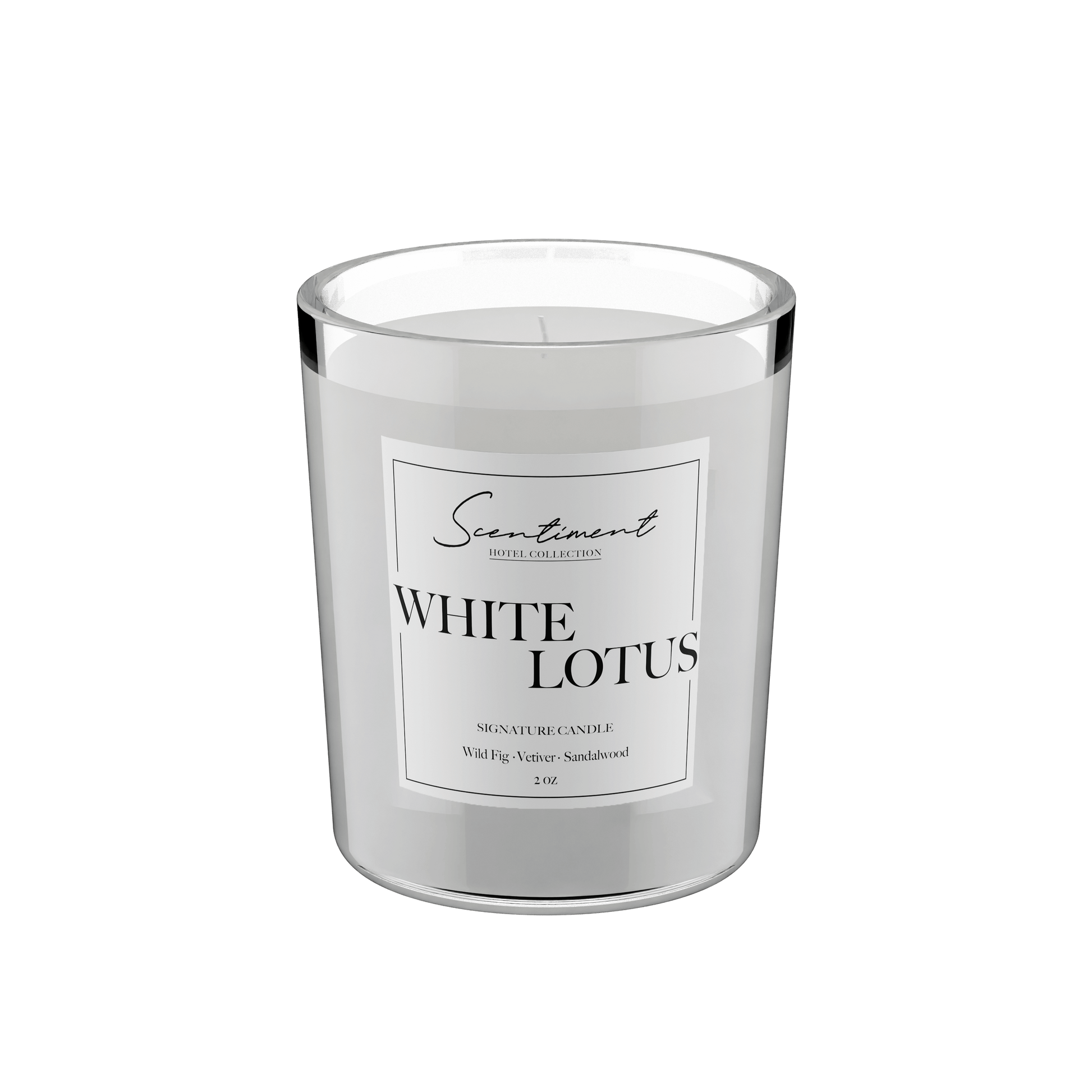 White Lotus Candle 2oz , Inspired by Four Seasons Hotel®