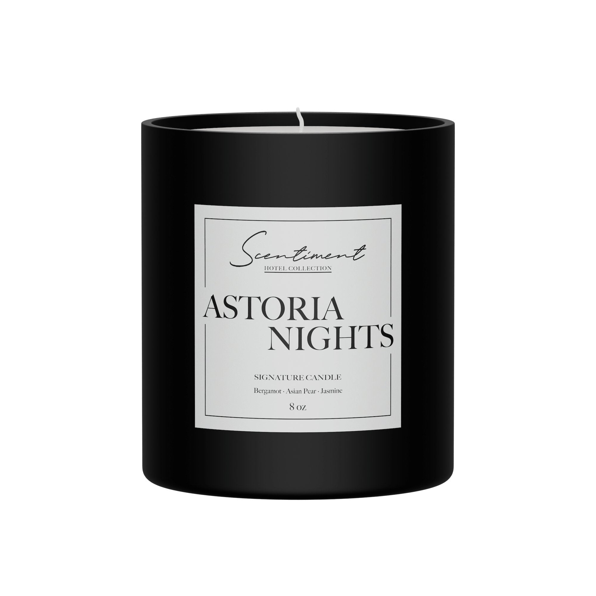 Astoria Nights Candle 8oz, Inspired by Waldorf Astoria® Hotels