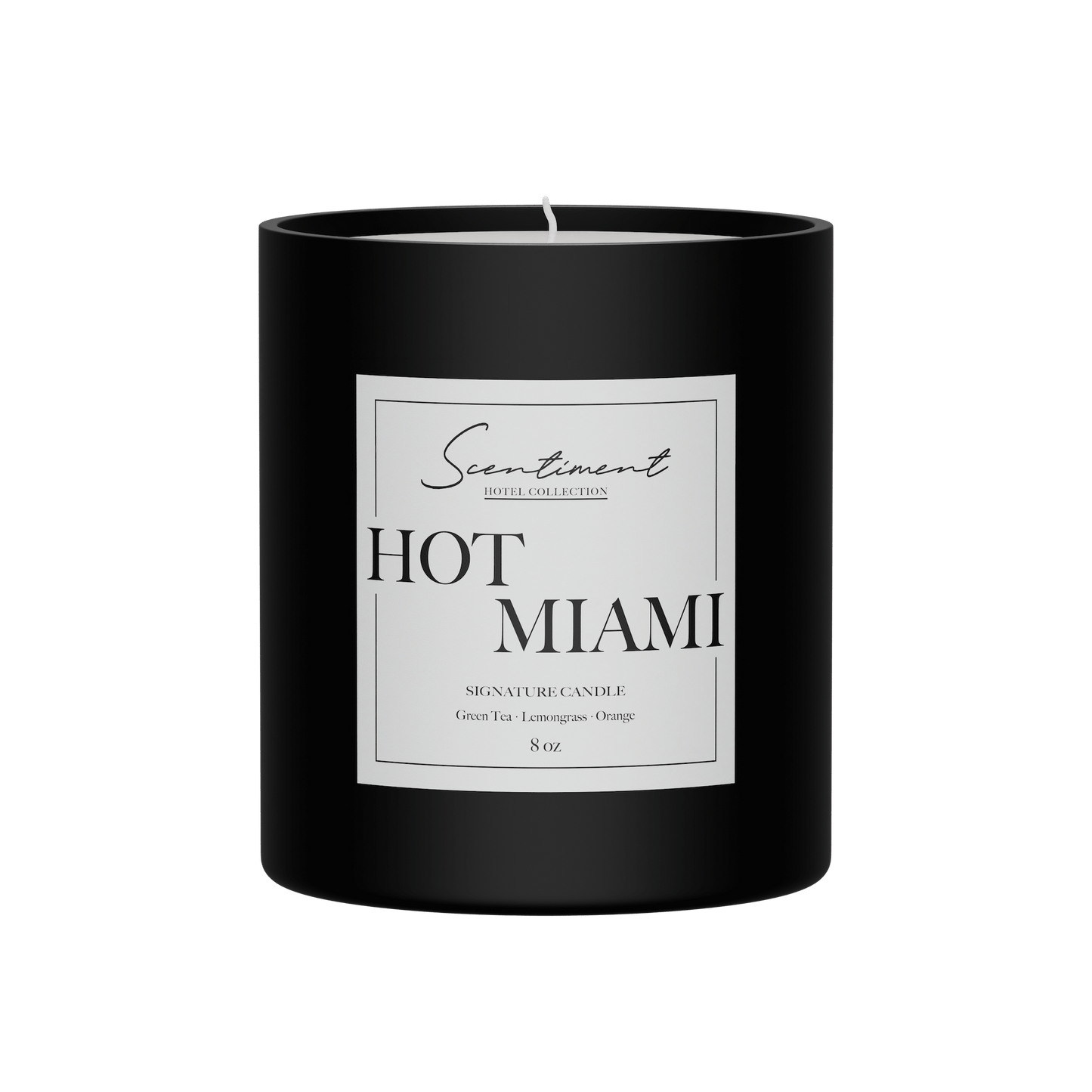 Hot Miami Candle 8 oz, Inspired by Delano®