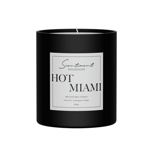 Hot Miami Candle 8 oz, Inspired by Delano®