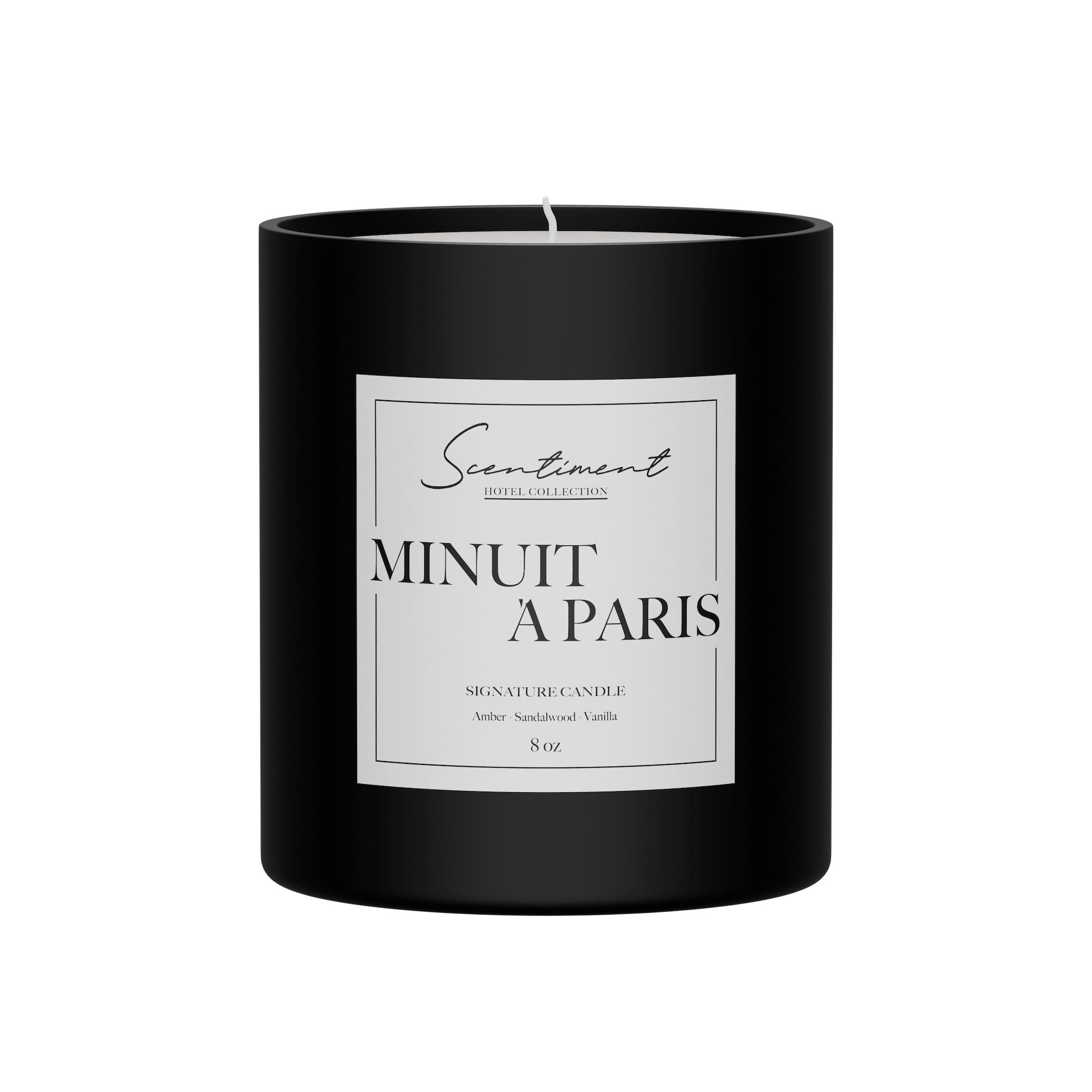 Minuit A Paris Candle 8oz, Inspired by Hotel Costes® Paris