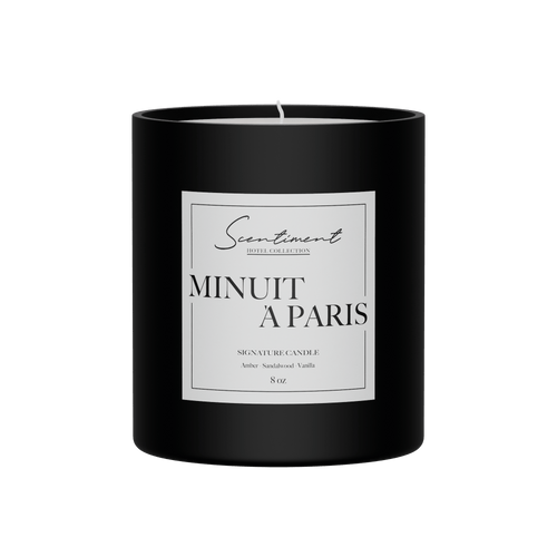 Minuit A Paris Candle 8oz, Inspired by Hotel Costes® Paris