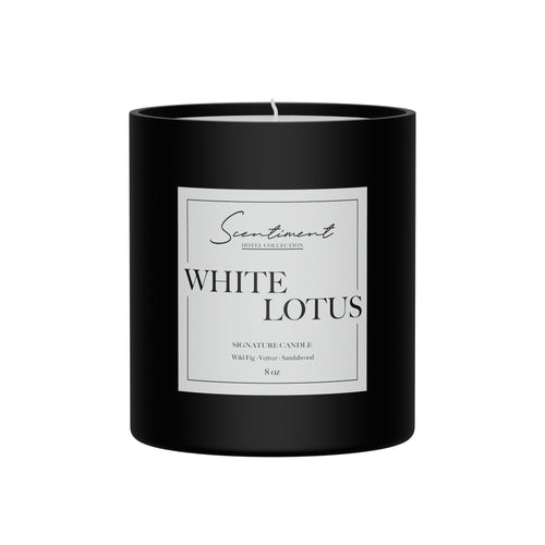 White Lotus Candle 8oz , Inspired by Four Seasons Hotel®