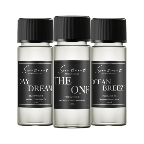 Hotel Collection Samples – Top 3 Hotel Fragrance Oils Inspired by 1 Hotel, Ritz-Carlton & Westin 20ml