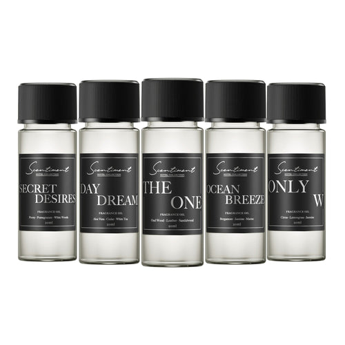 Hotel Collection Samples – Top 5 Hotel Fragrance Oils Inspired by 1 Hotel®, Ritz-Carlton®, Westin®, W®, ARIA®