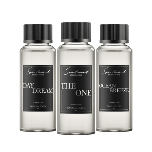 Hotel Collection Samples – Top 3 Hotel Fragrance Oils Inspired by 1 Hotel, Ritz-Carlton & Westin 120ml