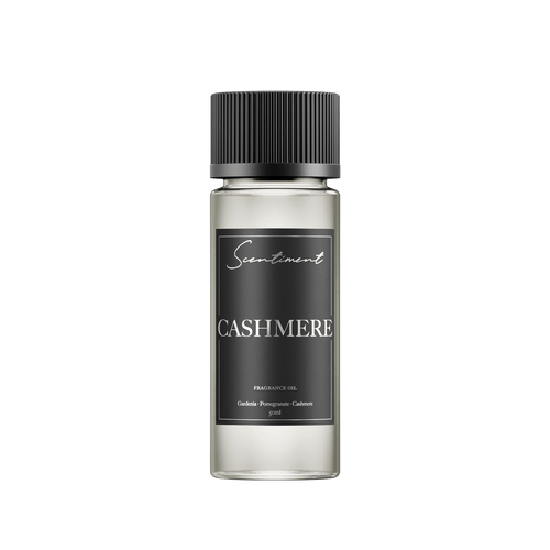 Cashmere 50ml Fragrance Oil with notes of Gardenia, Freesia, Pomegranate, Lily, Cashmere, Woods
