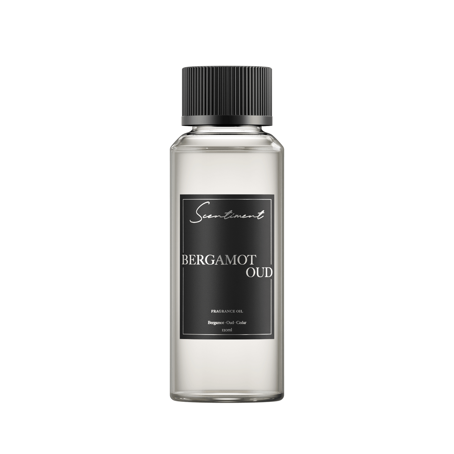 Bergamot Oud 120ml Fragrance Oil with notes of Orange, Bergamot, Lemon, Oud, Cedar
