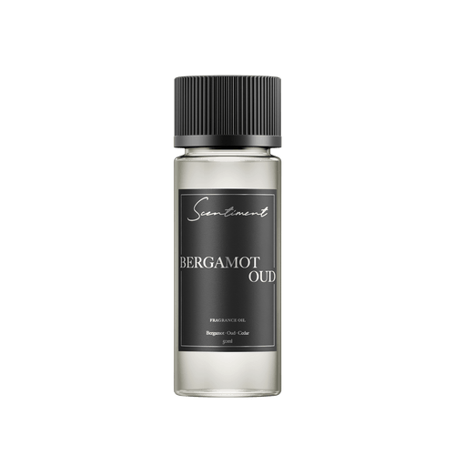 Bergamot Oud 50ml Fragrance Oil with notes of Orange, Bergamot, Lemon, Oud, Cedar
