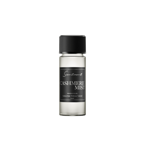 Cashmere Mist 20 ml Fragrance Oil with notes of Crisp Cypress, Tree Moss, Wildflower, Cashmere Musk, Sweet Earth, Teakwood