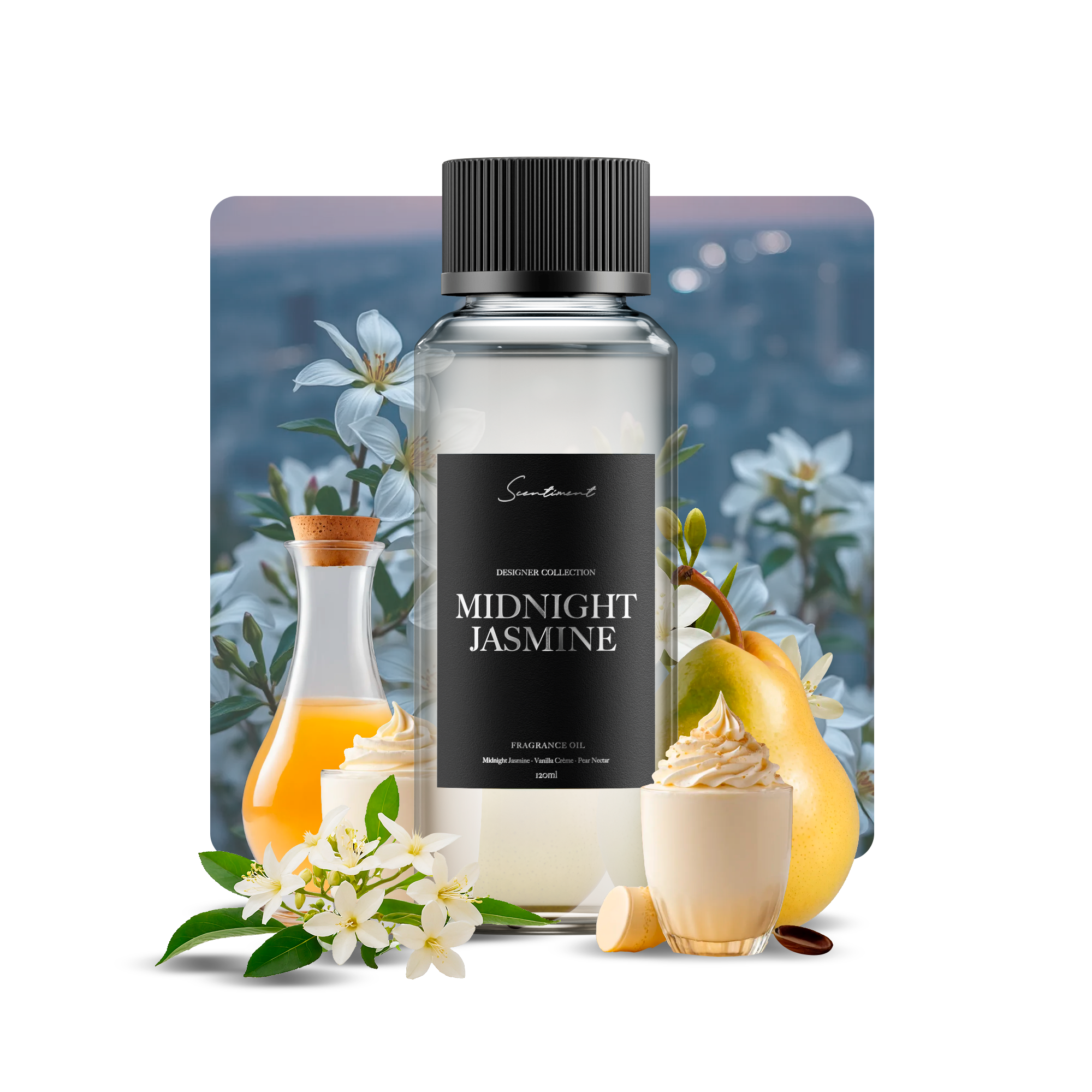 Midnight Jasmine Fragrance Oil, inspired by Cheriosa 76