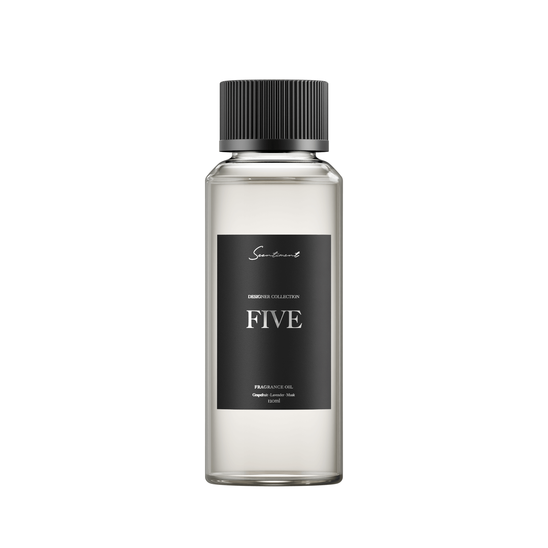 Five 120 mL Fragrance Oil inspired by Chanel No. 5®