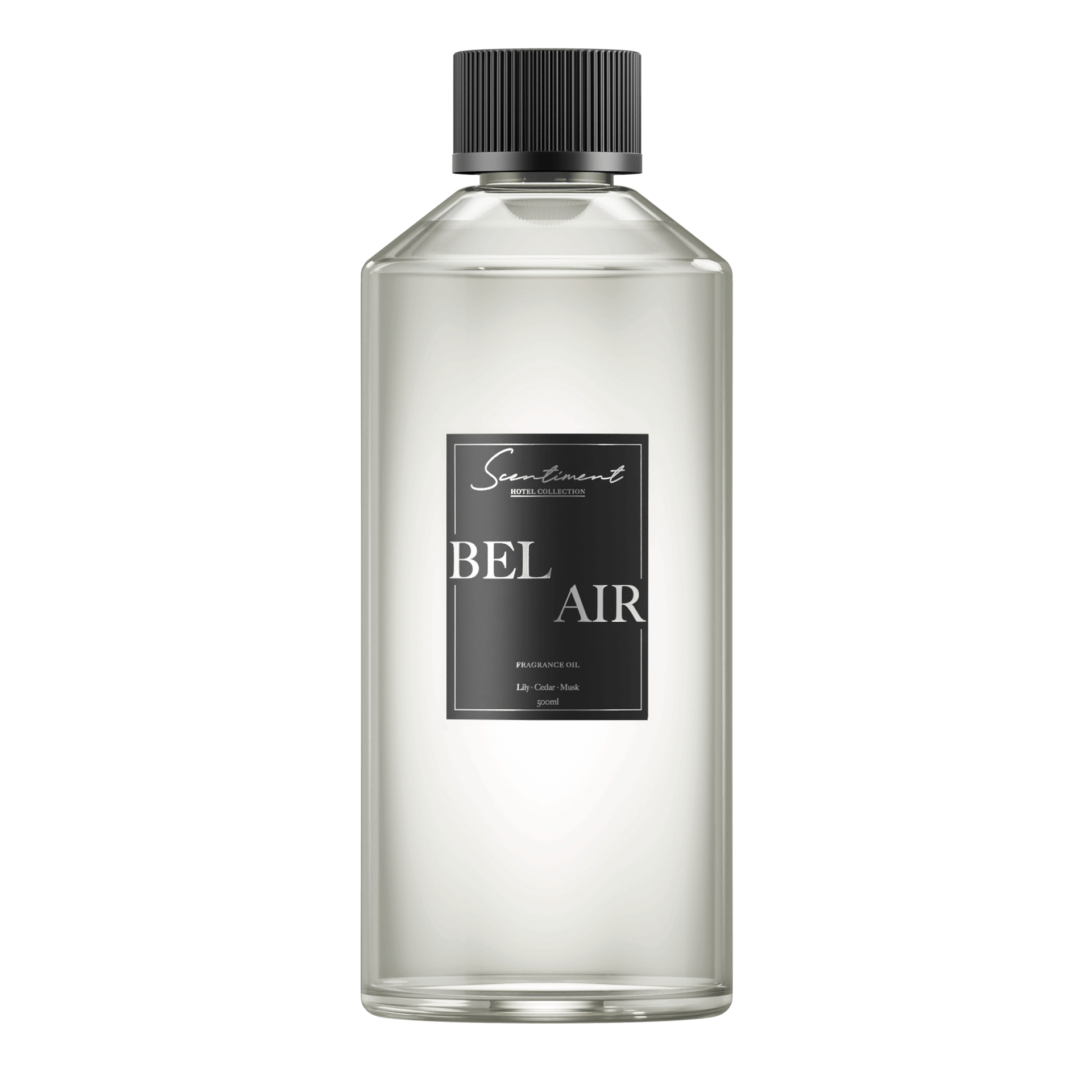 Bel Air 500ml Fragrance Oil with notes of Lily, Cedar, Musk