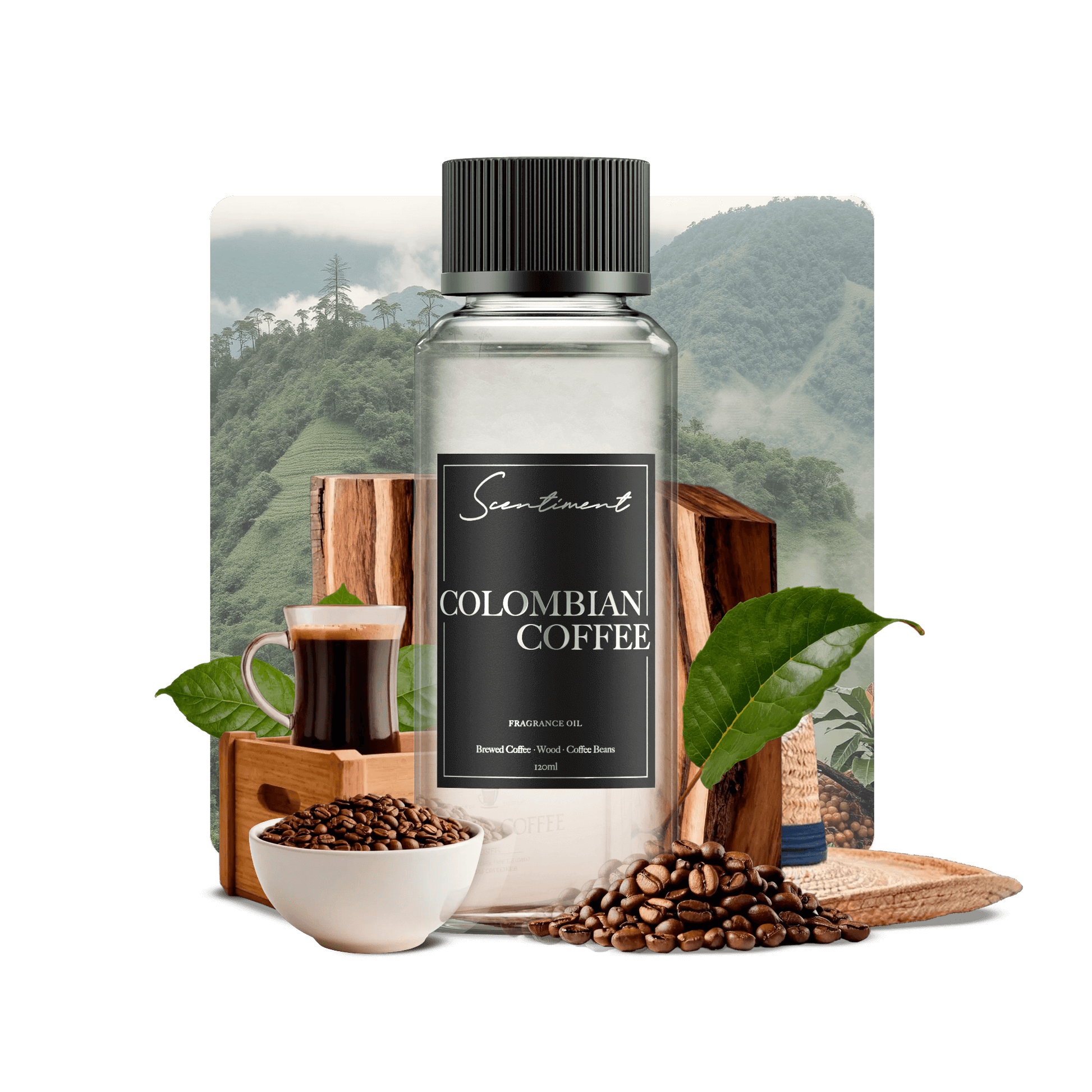 Colombian Coffee Fragrance Oil with notes of Brewed Coffee