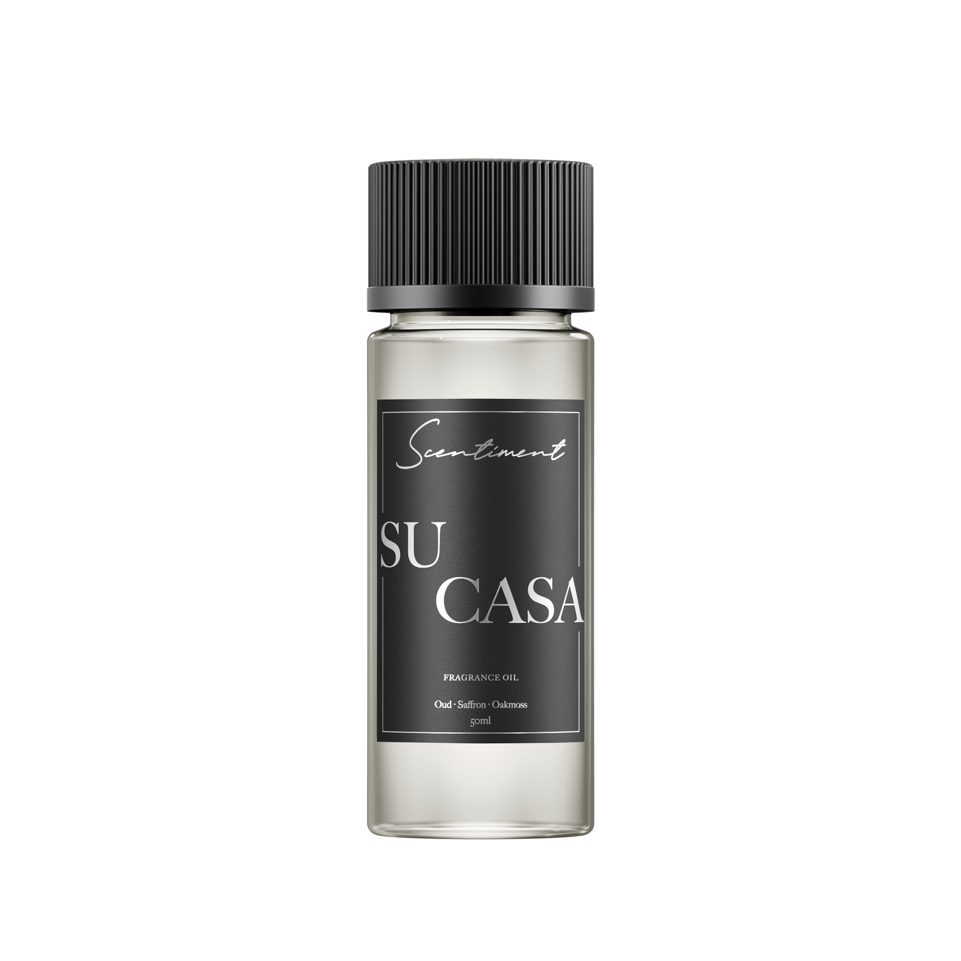 Su Casa 50ml Fragrance Oil with notes of Oud, Seffron, Oakmoss
