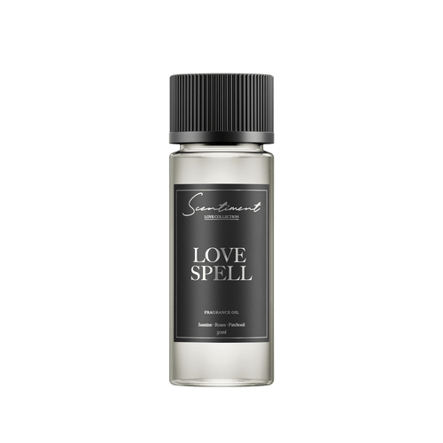 Love Spell 50ml Fragrance Oil with notes of Jasmine, Roses, Patchouli