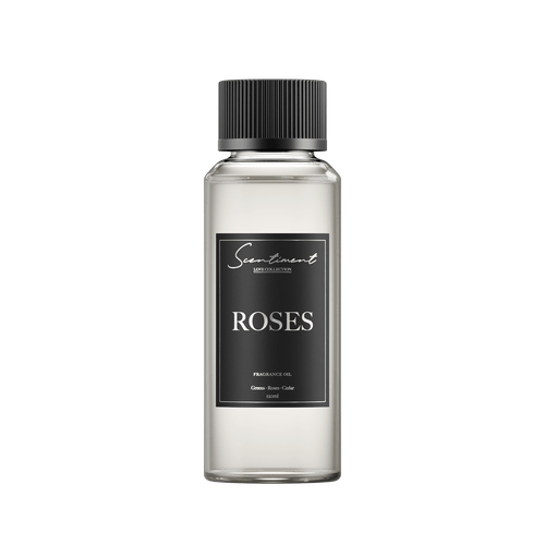 Roses 120ml Fragrance Oil with notes of Greens, Roses, Cedar