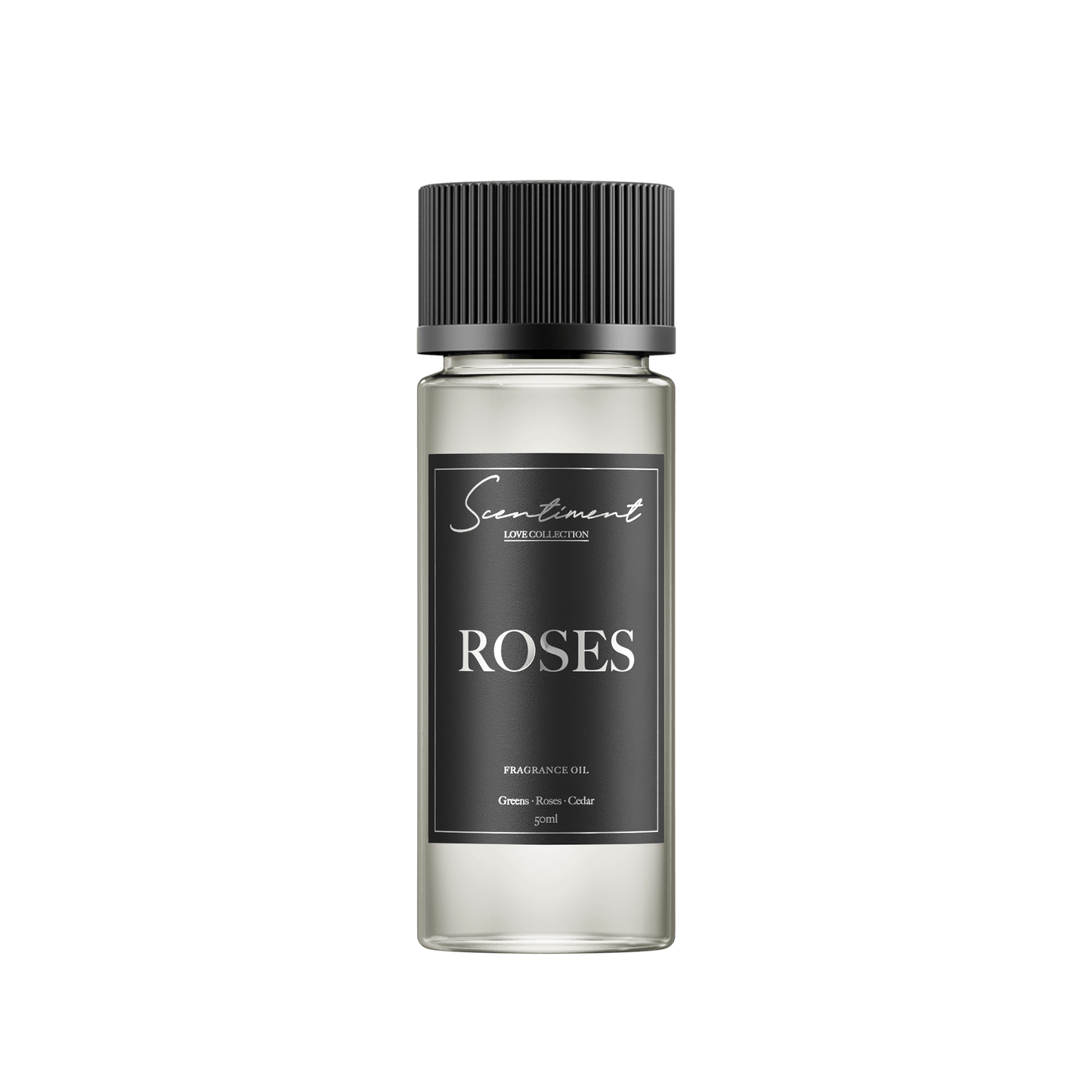 Roses 50ml Fragrance Oil with notes of Greens, Roses, Cedar