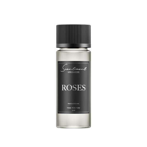 Roses 50ml Fragrance Oil with notes of Greens, Roses, Cedar