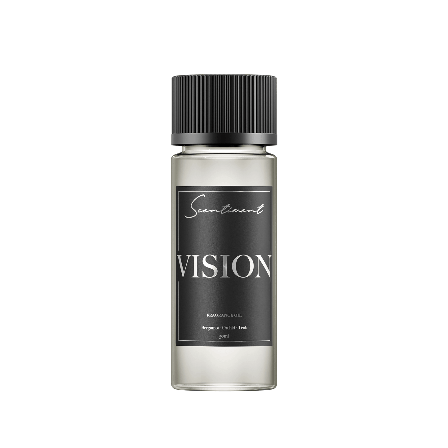 Vision 50ml Fragrance Oil with the notes of Bergamot, Orchid , Teak