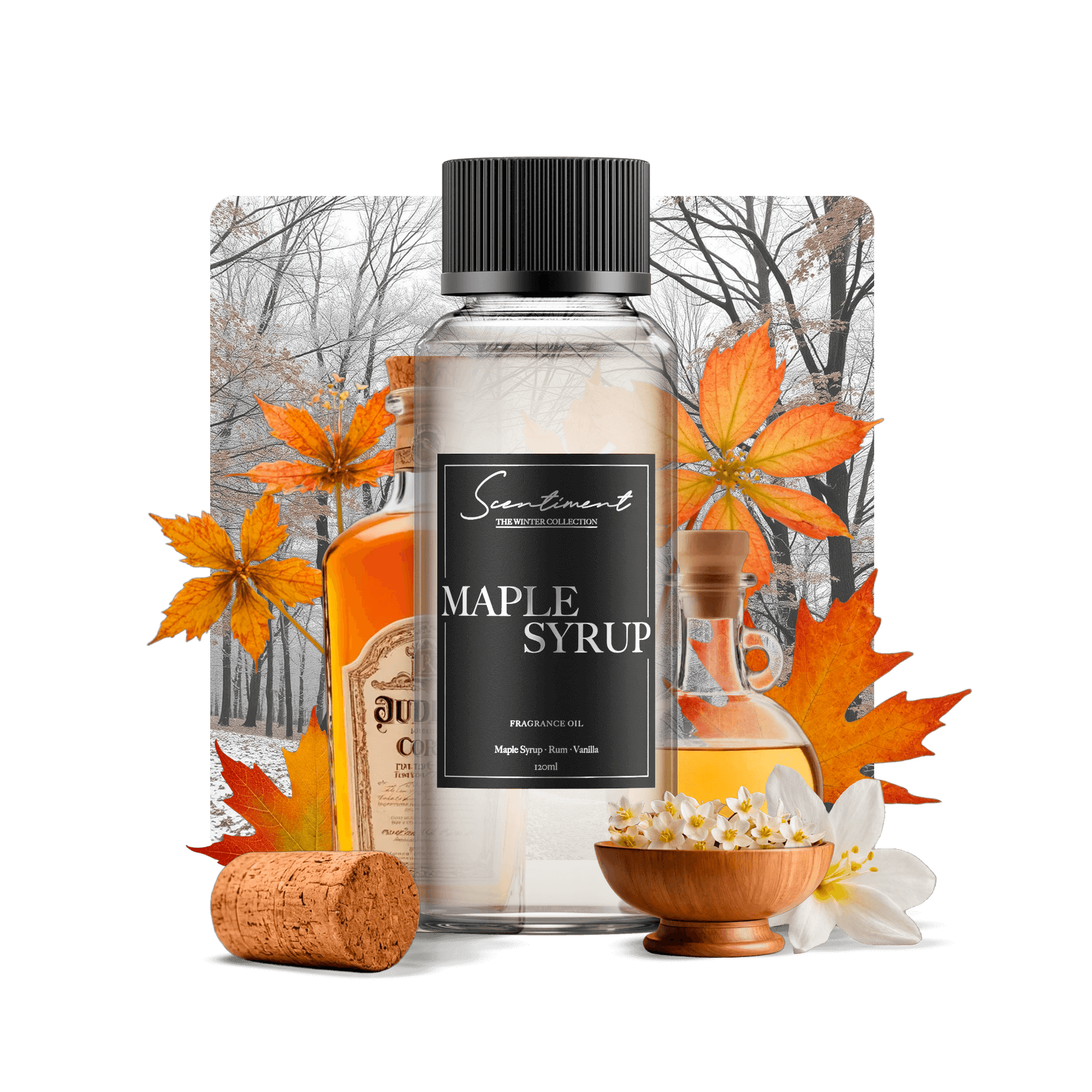 Maple Syrup Fragrance Oil with notes of Maple syrup, Rum, Vanilla