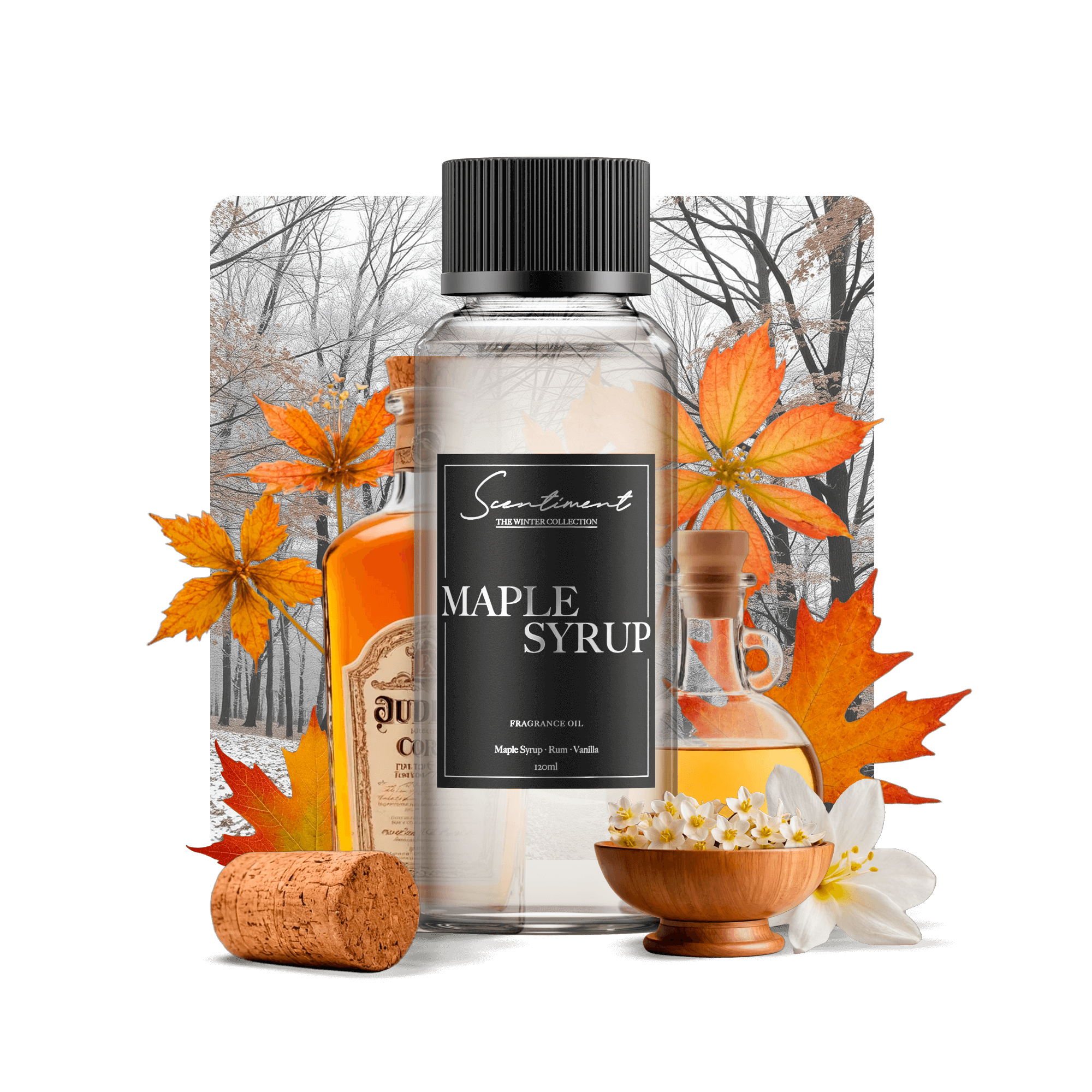 Maple Syrup Fragrance Oil with notes of Maple syrup, Rum, Vanilla