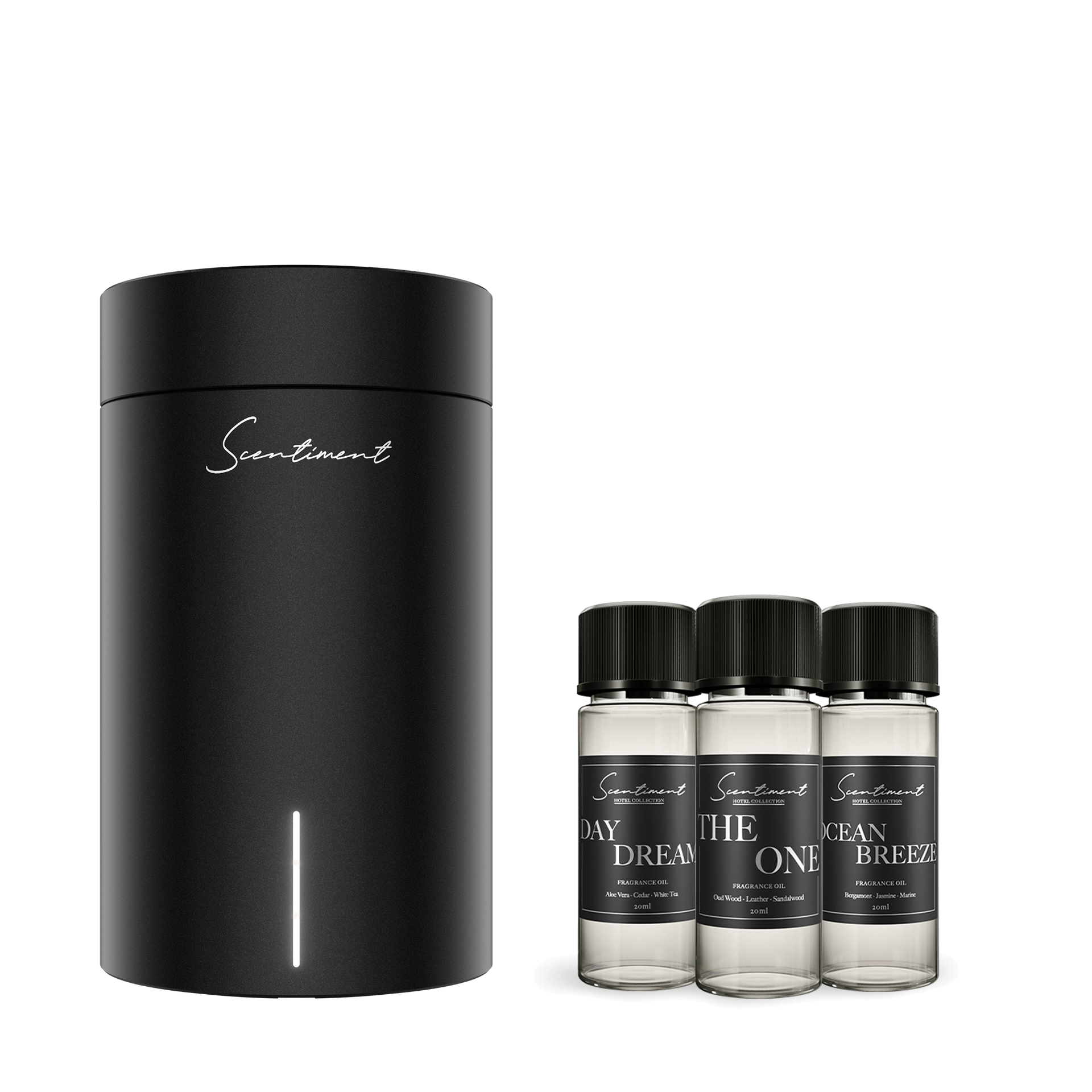 Scentiment Kit Mini Diffuser Top 3 Hotel Collection Black